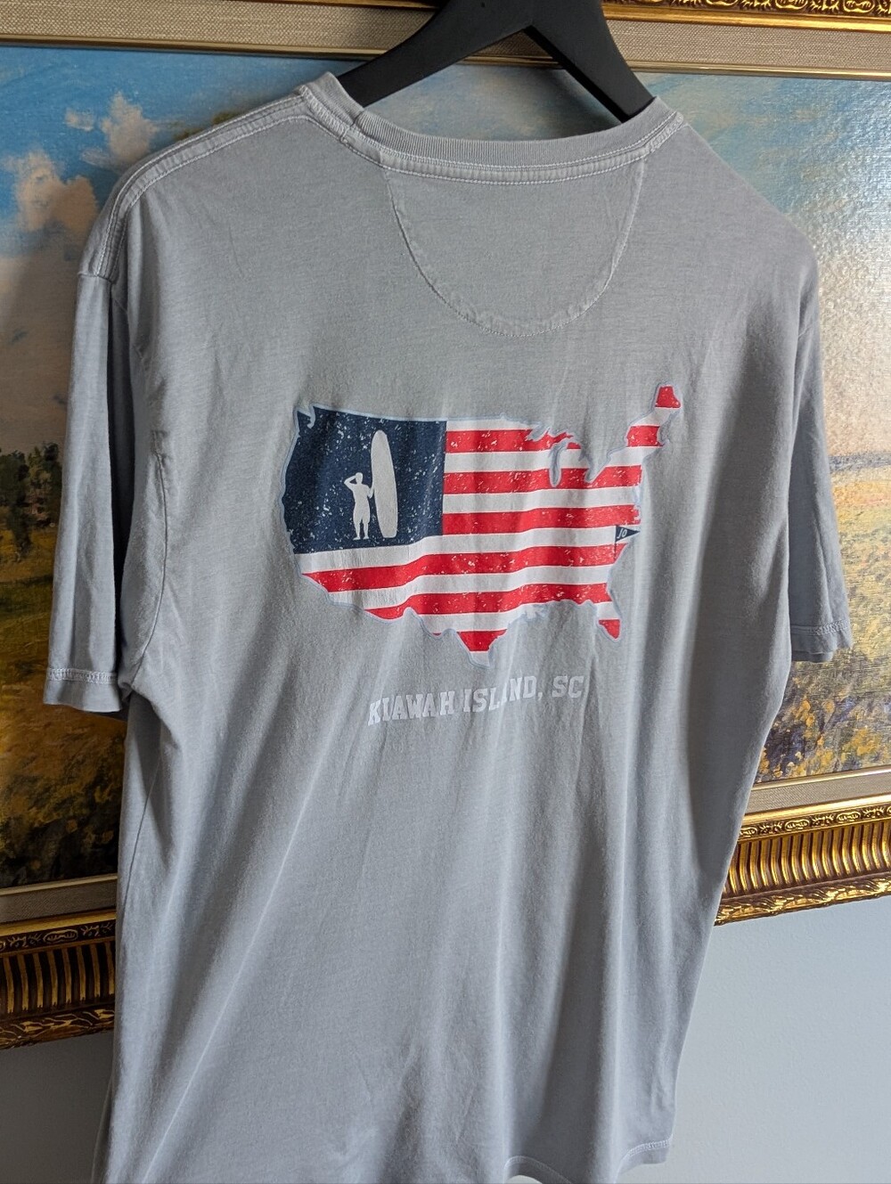johnnie-O Light Gray Kiawah Tee